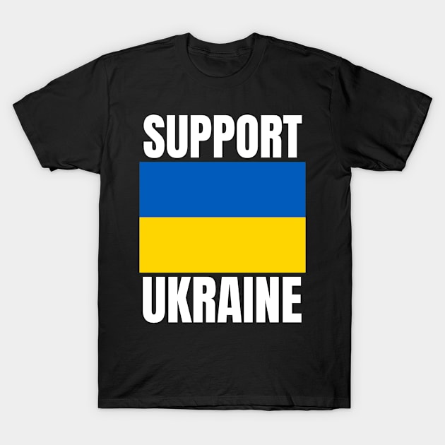 Support Ukraine Russian War T-Shirt by BobaPenguin